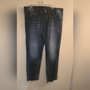 Aeropostale Dark Wash Relaxed Fit Jeans Size 38W 32L Straight Leg